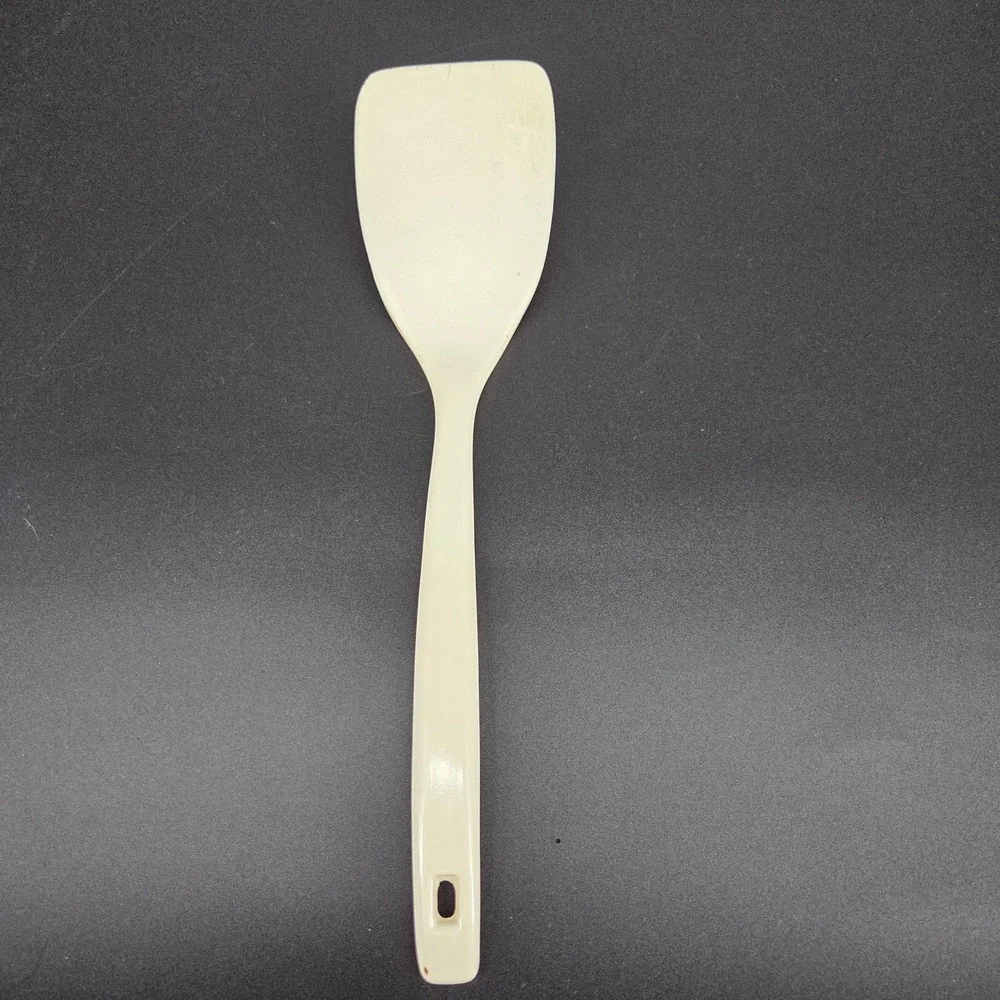 Vintage Melamine Spatula Turner Cream Off White Kitchen Utensil Taiwan CG-79